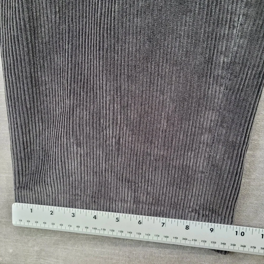 LL Bean Mens Vintage Comfort Waist Corduroy Pants Actual Size 38x33‎ Gray